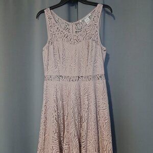 Pink Lace Dress, Large